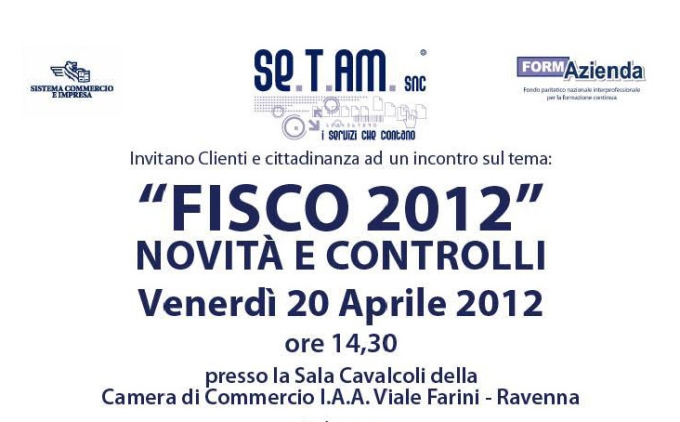 Fisco 2012. Novità e Controlli.
