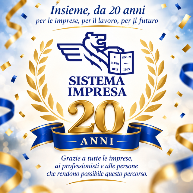 SISTEMA IMPRESA COMPIE VENT’ANNI